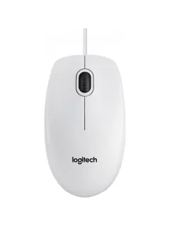 Logitech B100 optical USB white