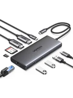 UGREEN Revodok Pro 210 USB-C Hub 10-in-1 (1 × 4K@60 Hz, 1 × 8K@30 Hz)
