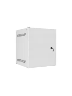 Lanberg 10" Wall-Mount 6U/280X310 Rack Cabinet For Self-Assembly With Metal Door Grey (Flat Pack)