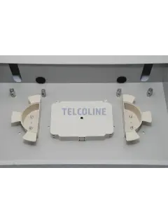Telcoline Fiber optic patch panel 2U/19”, 48F/48xSC Simplex, slide out on rollers/drawer type