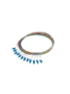 Lanberg Pigtail Fiber Optic SM LC/UPC Semi Tight 9/125 G657A1 12X2M MultiColor