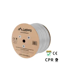 Lanberg Lan Cable Cat.7 SFTP 305M Solid CU LSZH Grey CPR + Fluke Passed