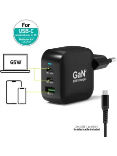 Port zidni punjač 65 W type C GaN2 + USB-C kabel 2m