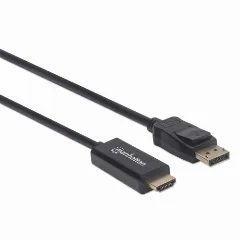 Manhattan kabel DisplayPort M to HDMI M, 1m, crni