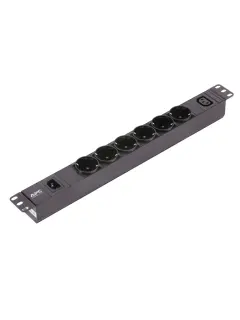 APC EPDU1010B-SCH Easy PDU, Basic, 1U, 10A, 230 V, (6)Schuko&(1)C13