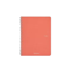 Bilježnica Fabriano Ecoqua original A5 90g 70L spiralna kocke flamingo 19148105