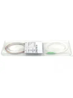 M2K Mini Steel Tube PLC Splitter 1:2 SC/APC 1.5M length, G657A1, 0.9mm
