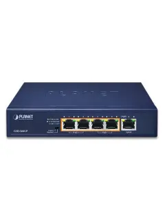 Planet 2-Port 10/100/1000T 802.3bt PoE + 2-Port 10/100/1000T 802.3at PoE + 1-Port Gigabit Desktop