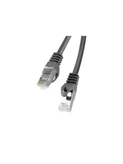 Lanberg CAT.6 FTP 10M Black Fluke Passed Patchcord