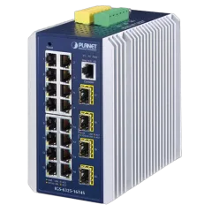 Planet Industrial Industrial L3 16-Port 10 100 1000T 4-Port 100 1000X SFP Managed Ethernet Switch