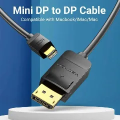 Vention Mini DP to DP Cable 1.5M Black
