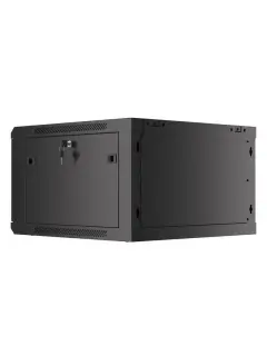 Lanberg 19" Wall-Mount 6U/600X600 For Self-Assembly With Metal Door Black (Flat Pack)