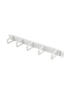 Lanberg 19" Cable Management Panel With 5 Plastic Holders 1U Type B Grey