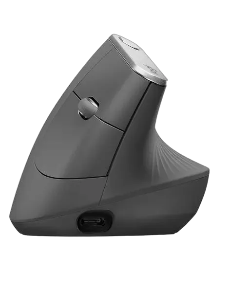 Logitech MX Vertical ergonomski bežični miš, grafiti sivi