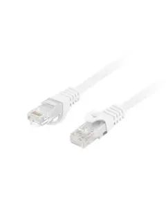 Lanberg 0,25m CAT.6 UTP LSZH CU Patchcord White Fluke Passed