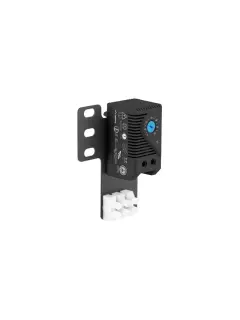 Lanberg Closed-Loop Thermostat 10A For Rack Cabinets With 19" Ear And Terminal Block Black