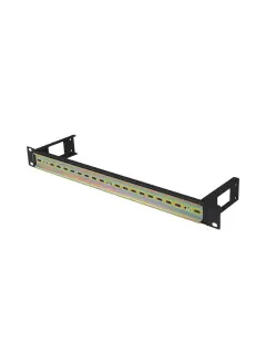 Lanberg Mounting Rail Din TS-35 19" 1U Black