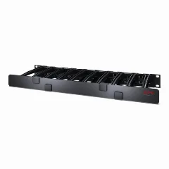 APC 1U horizontal organizator kabela, dubine od 6" (150mm), jednostrano s poklopcem