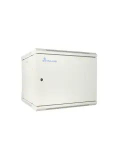 Extralink 9U 600x450 ASP Gray | Rackmount cabinet | wall mounted, metal door