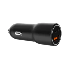 Gembird 2-port USB auto punjač za brzo punjenje, Type-C PD, 38 W, crni