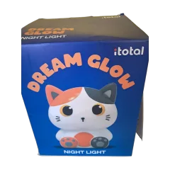 Outlet artikl - B grade Lampa noćna iTotal Cat narančasta XL3202
