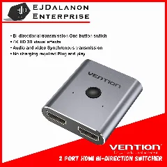 Vention HDMI Switch 2-Port Bi-Direction Silver