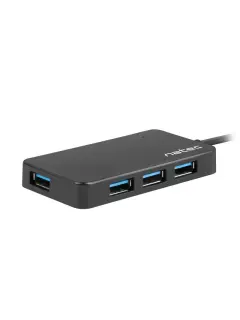 Natec USB 3.0 HUB MOTH 4-PORT BLACK