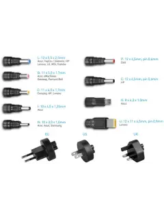 Avacom univerzal. punjač QuickTIP 45 W, 9 konektora