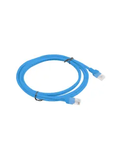 Lanberg CAT.6 UTP 2M Blue Patchcord Fluke Passed