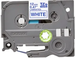 Vrpca Brother p-touch TZE233 12mm white/blue