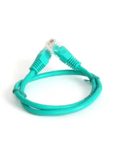 EuroLan Cat5e UTP, AWG24, CU, 0,5m, green, patch cable