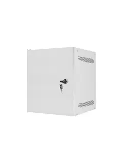Lanberg 10" Wall-Mount 6U/280X310 Rack Cabinet For Self-Assembly With Metal Door Grey (Flat Pack)