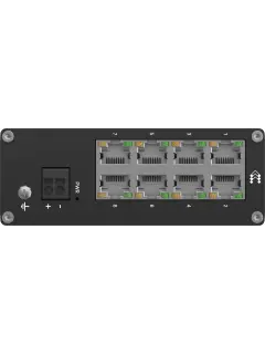 Teltonika 8-port Ethernet Switch with Din rail mount