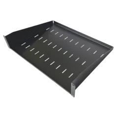 NaviaTec konzolna polica za rack 19", 2U, 300mm, crna