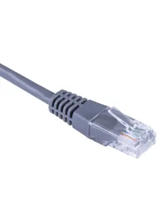 MasterLan Cat5e UTP, 0,25m, Gray, CCA RJ45 patch cable