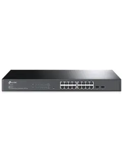 TP-Link JetStream 16-Port Gigabit Smart Switch with 2 SFP Slots