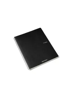 Bilježnica Fabriano Ecoqua original A4 90g 70L spiralna crte nero 19290209