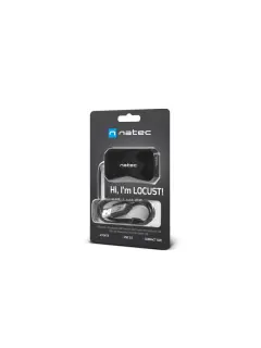 Lanberg Natec USB 2.0 Hub Locust 4-Port Black