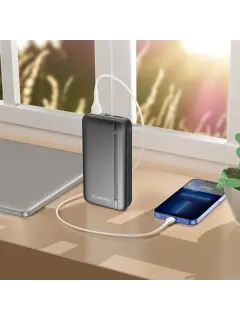 Power Bank ColorWay 20 000 mAh EnergyPlus (USB QC3.0 + USB-C Power Delivery 22.5 W) crni