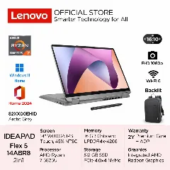 Lenovo reThink IdeaPad Flex 5 14ABR8 R7 5825U 16GB 512M2 14" WUXGA MT F C W11