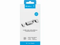 Sandberg čitač kartica USB-C USB MicroUSB