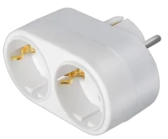 Transmedia Multiple adapter 2x CEE 7 7 plug