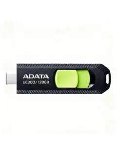 ADATA UC300, 128GB, USB Type-C crno-zeleni