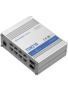 Teltonika Industrial unmanaged switch, 8x GLAN, 2x SFP
