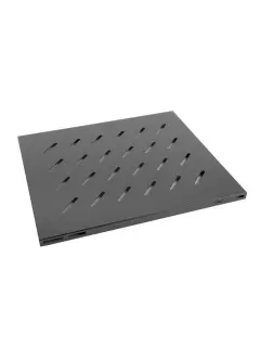Lanberg 19" Fixed Shelf 1U/465X515MM Max Load Capacity Up To 120KG Black