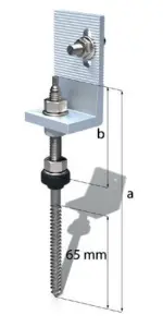 Hanger bolt M10 x 200