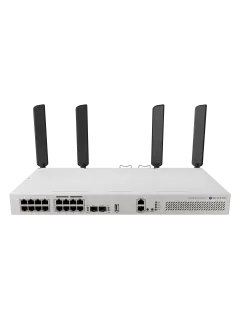 MikroTik WiFi6 Cloud Router Switch 16GbE (8 of them PoE+), 2x 10G SFP+, USB, quad-core 2.2 GHz CPU