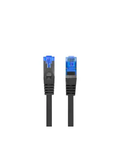 Lanberg CAT.6A S/FTP LSZH CCA 20M Black Fluke Passed Patchcord