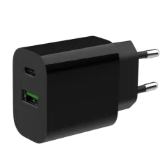 Gembird 2-port 20 W USB fast charger, black
