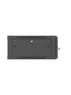 Lanberg Rack Cabinet 19" Wall-Mount 4U/600X600 (Flat Pack) With Metal Door Black